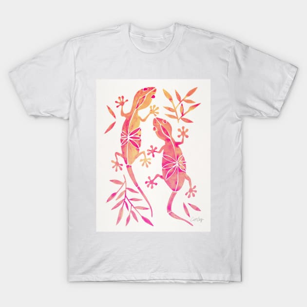 gecko fire T-Shirt by CatCoq